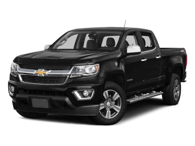 2017 Chevrolet Colorado 4WD LT in Black — front three-quarter view