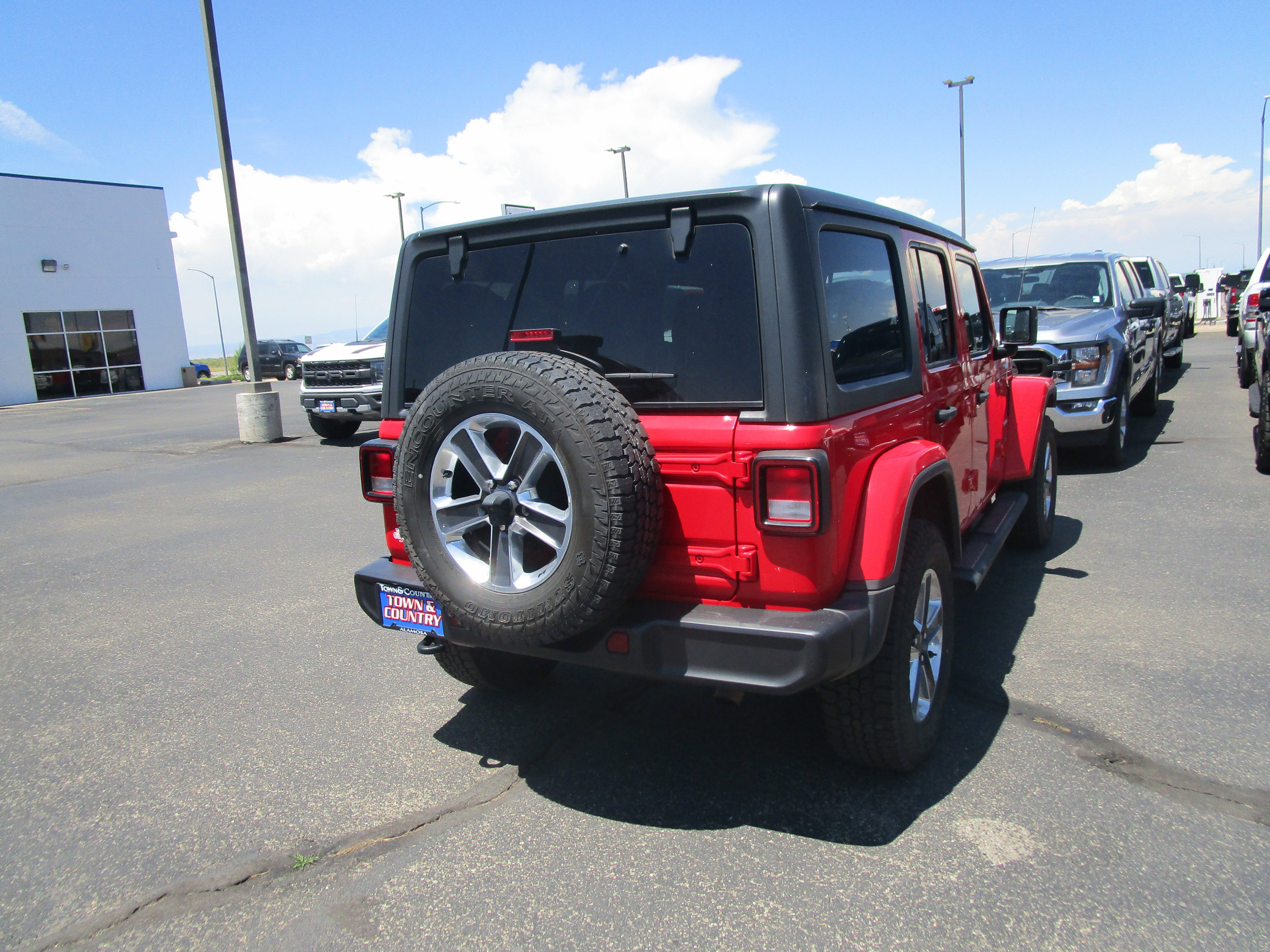 2021 Jeep Wrangler — rear three-quarter view