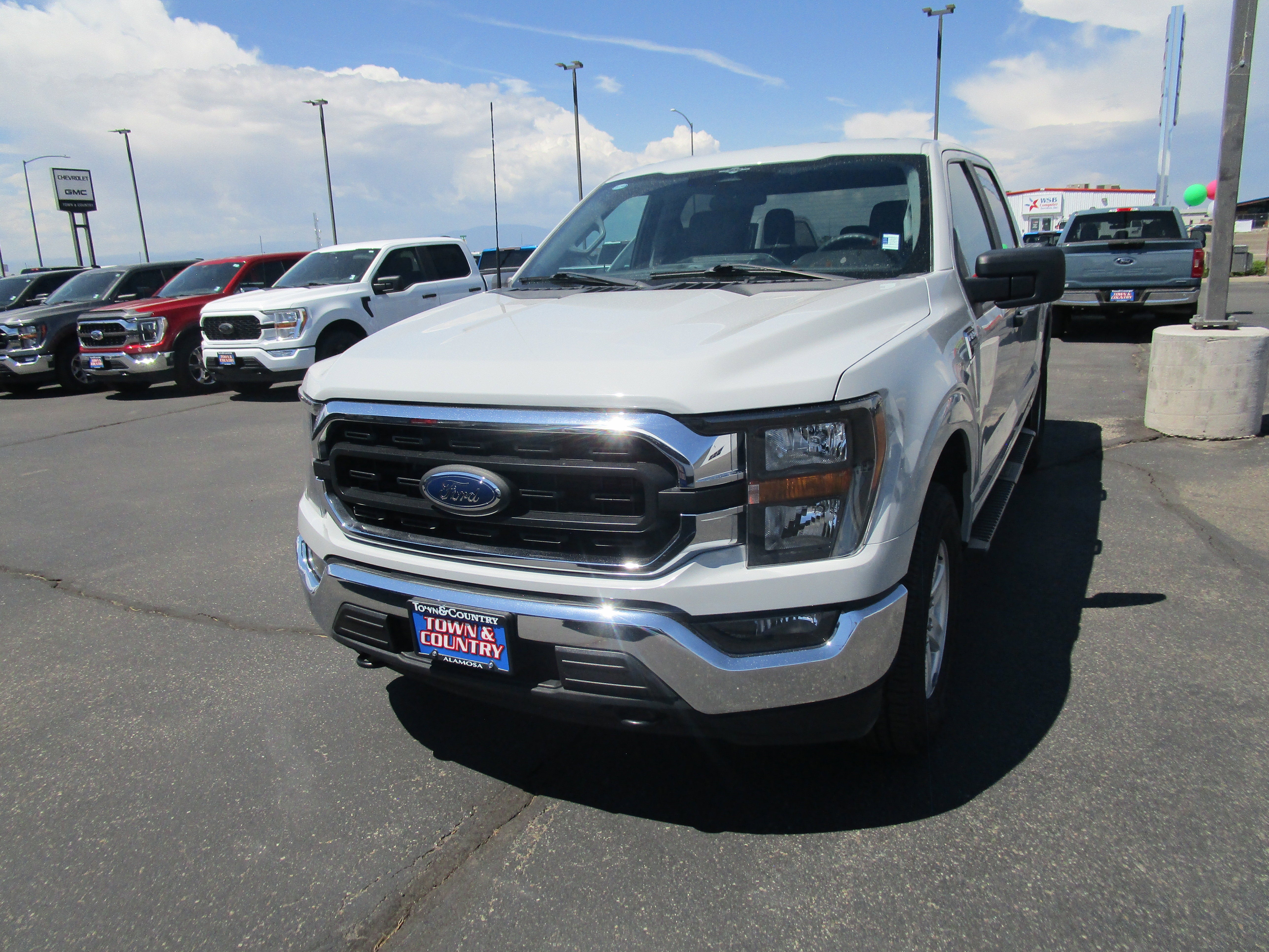 2023 Ford F-150 XL in White — front three-quarter view
