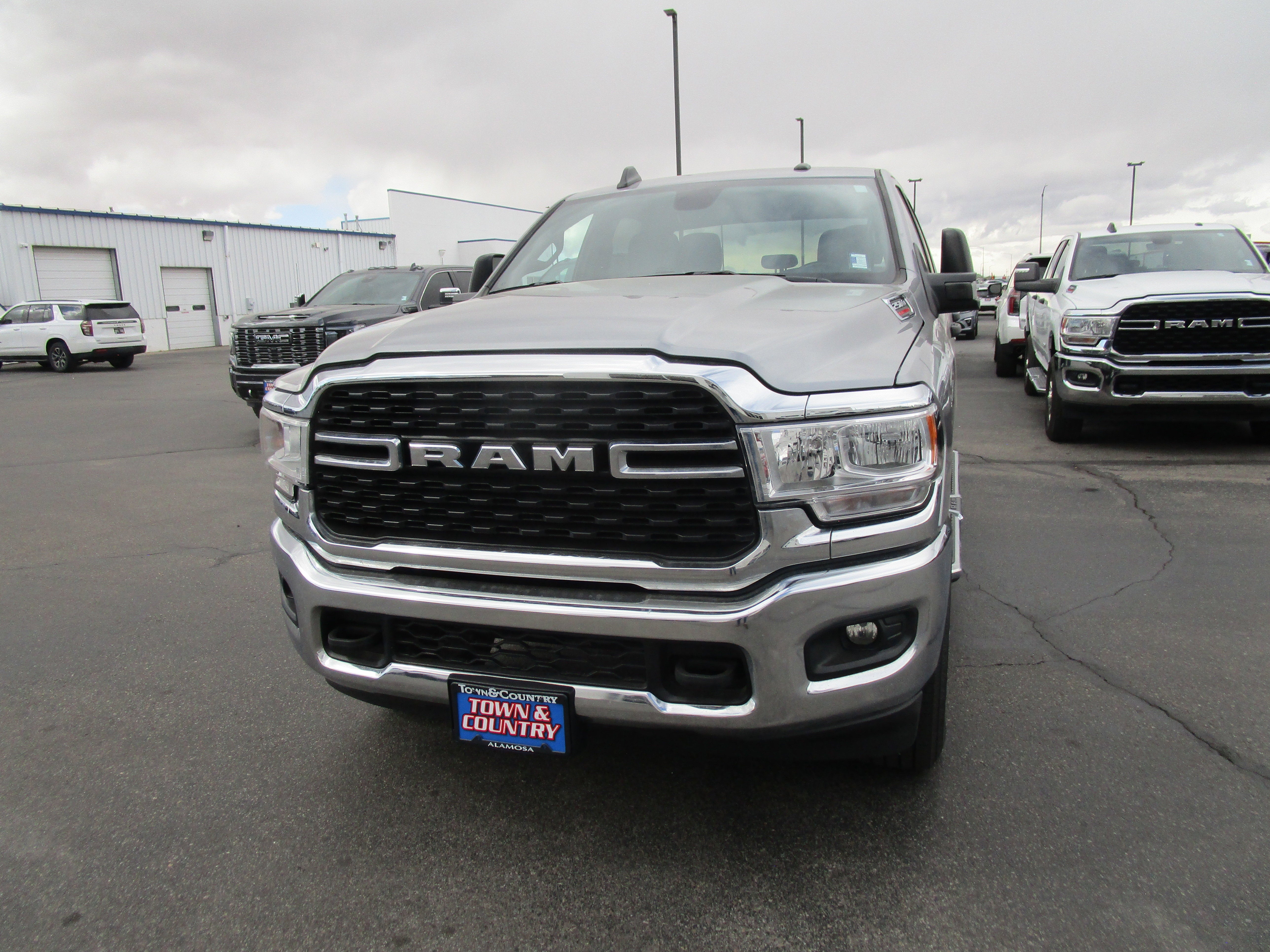 2024 RAM 2500 Big Horn in Silver — front three-quarter view