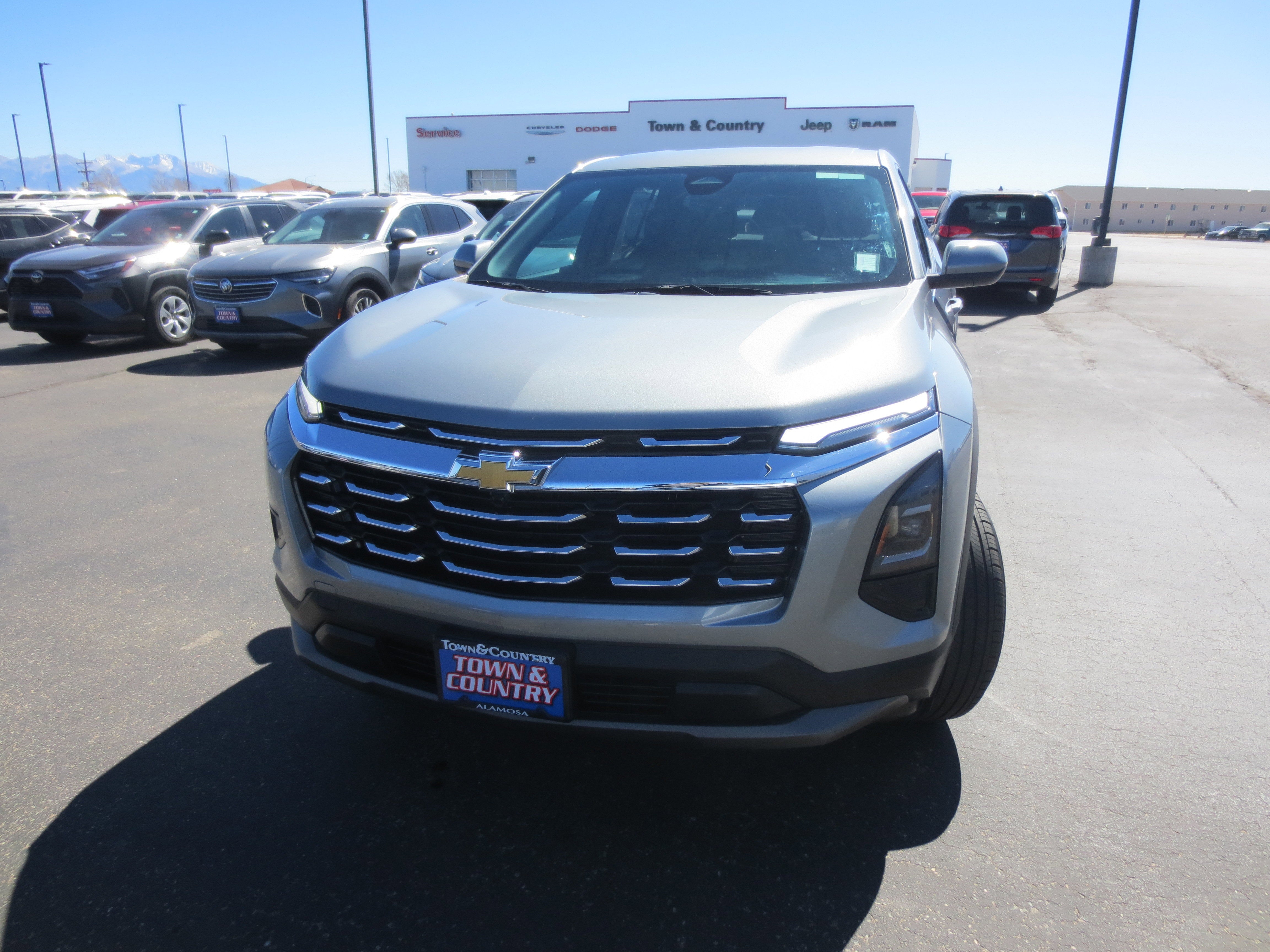 2025 Chevrolet Equinox LT in Sterling Gray Metallic — front three-quarter view