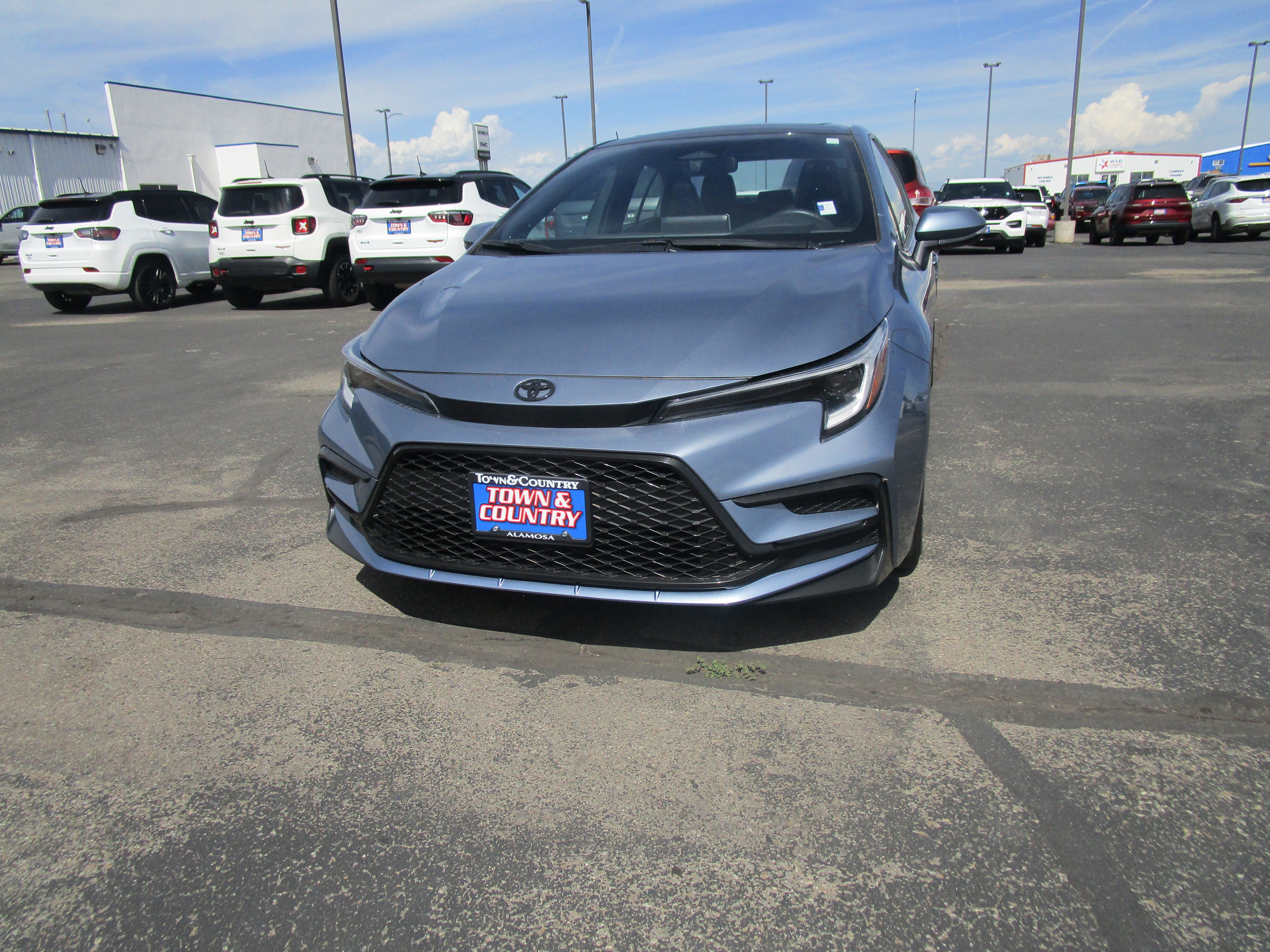 2024 Toyota Corolla XSE in Gray — front three-quarter view